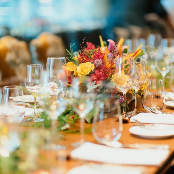 A table set for a shared evening